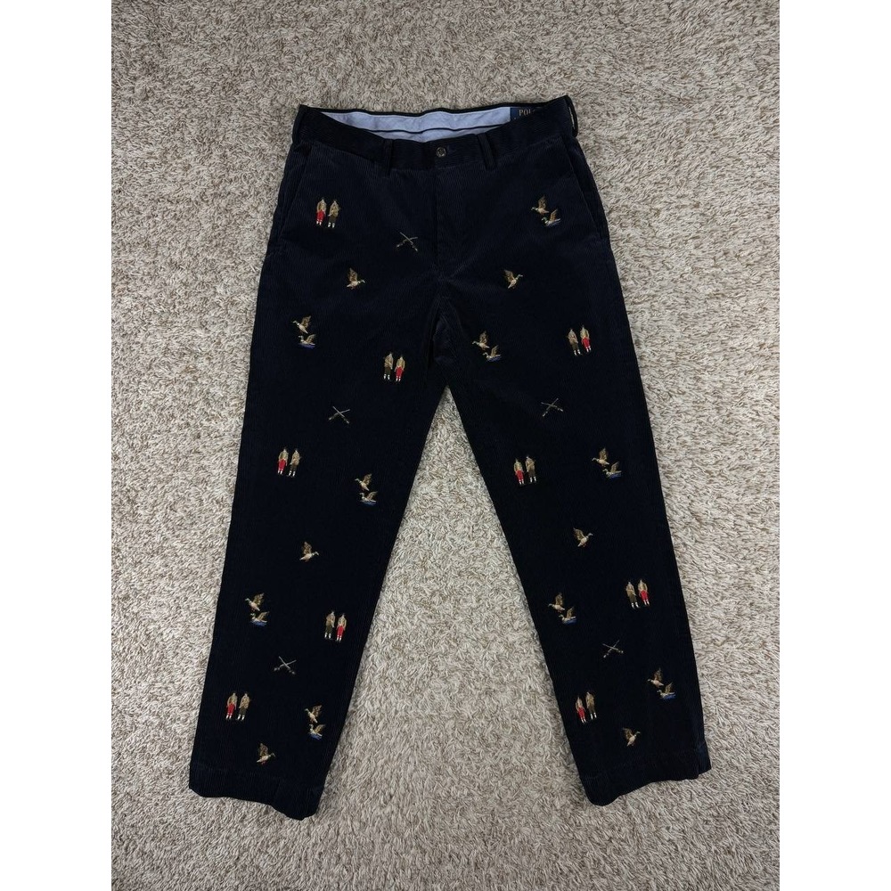 Polo Ralph Lauren Classic Fit Duck Hunting Embroidered Corduroy Pants 32x30